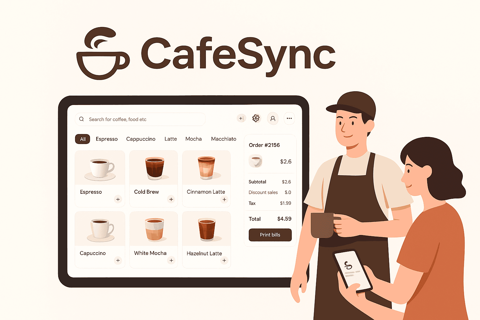 ☕ Cafe POS System preview